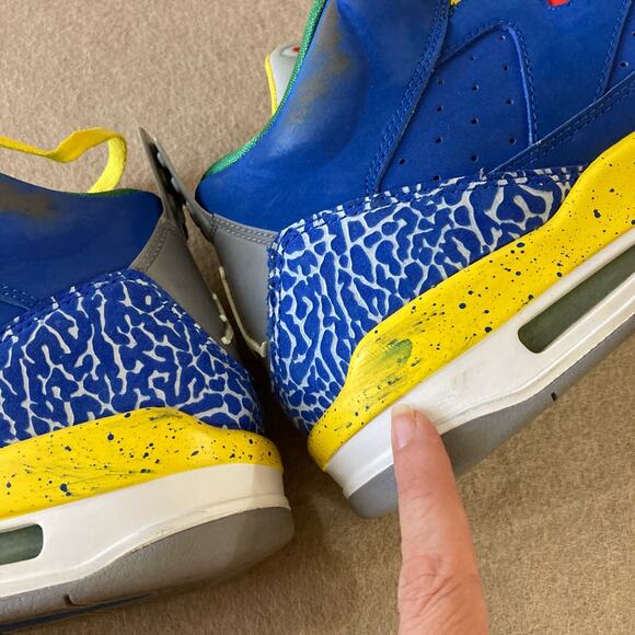 Nike Air Jordan Son of Mars Men’s Sz 11 Blue Colorful Basketball Sneaker 2013 - Picture 11 of 12